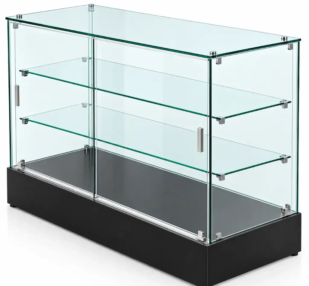 4 Feet GLASS Showcases 3SHELF D-328