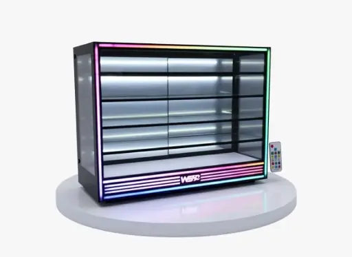 4 Feet Showcase With Neon Lights