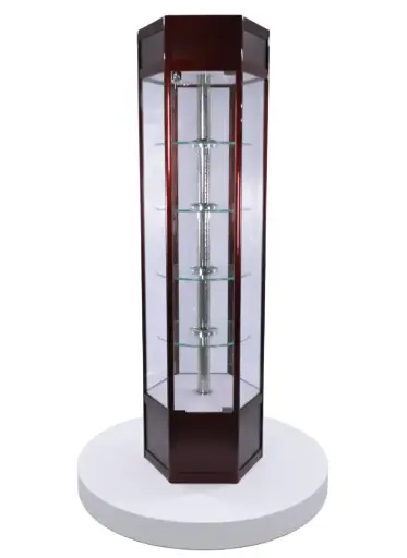 6 Feet Jewelry Showcase with Motor Spinner