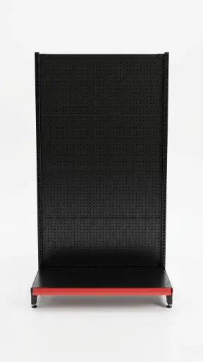 Metal Wall Shelf 3x5.9ft (Black)